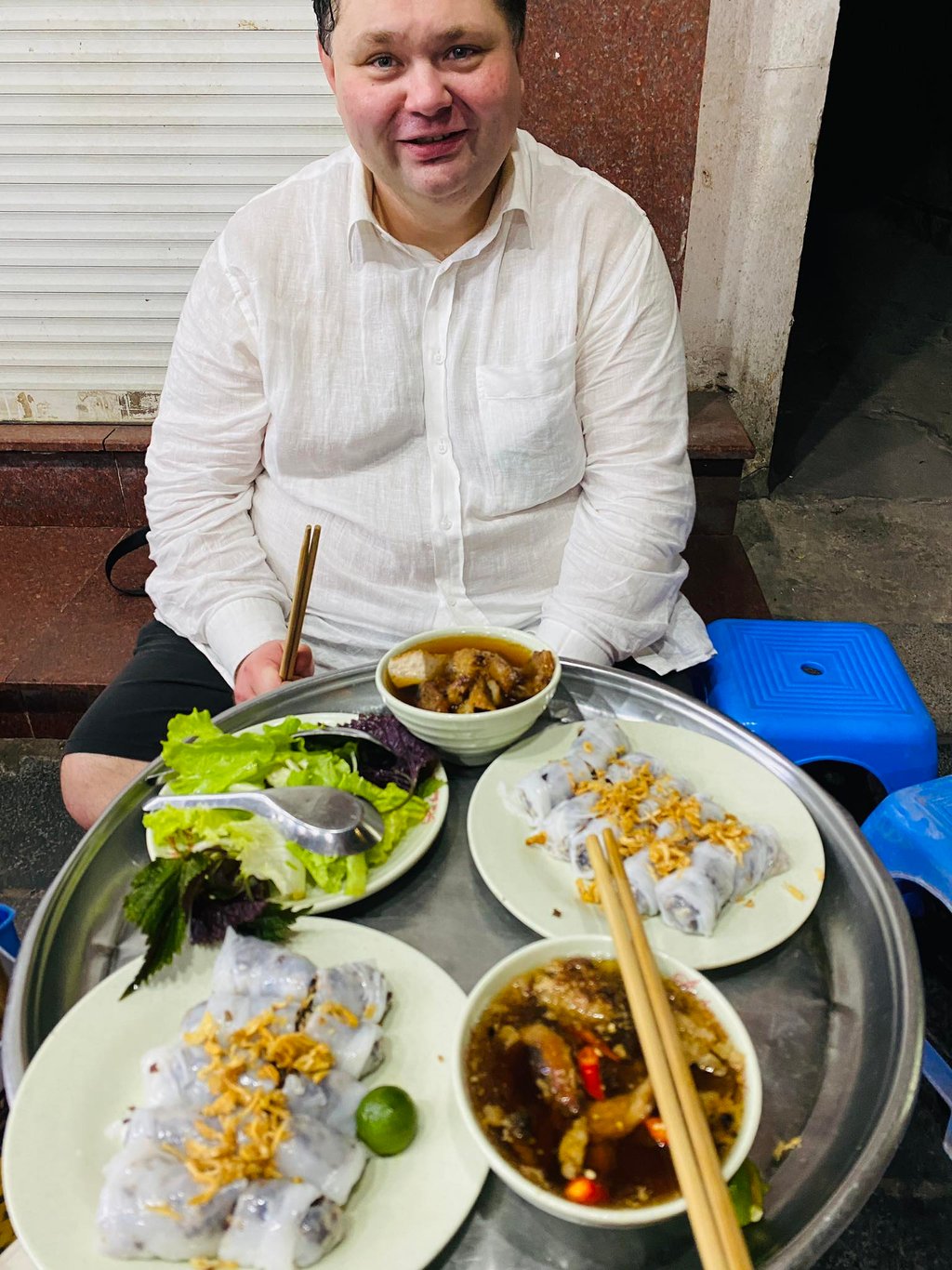 Stas w Wietnamie, street food