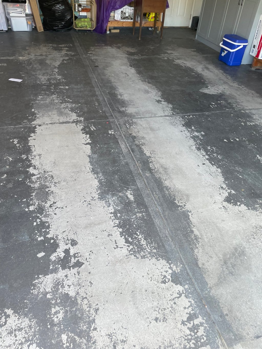 Before of home garage in Grand Island Nebraska