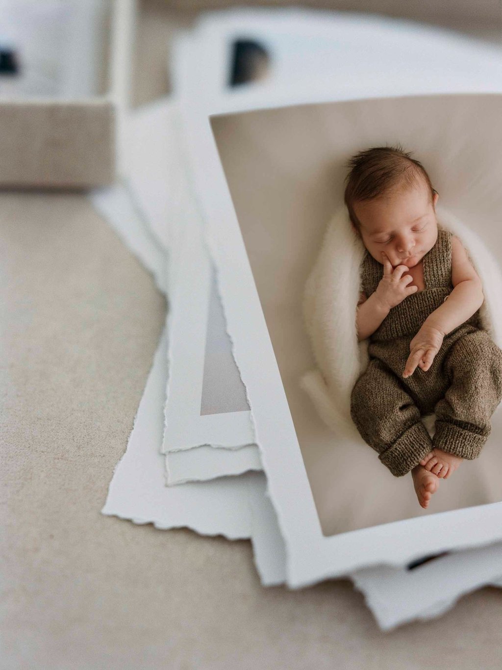 printed newborn photography pictures
