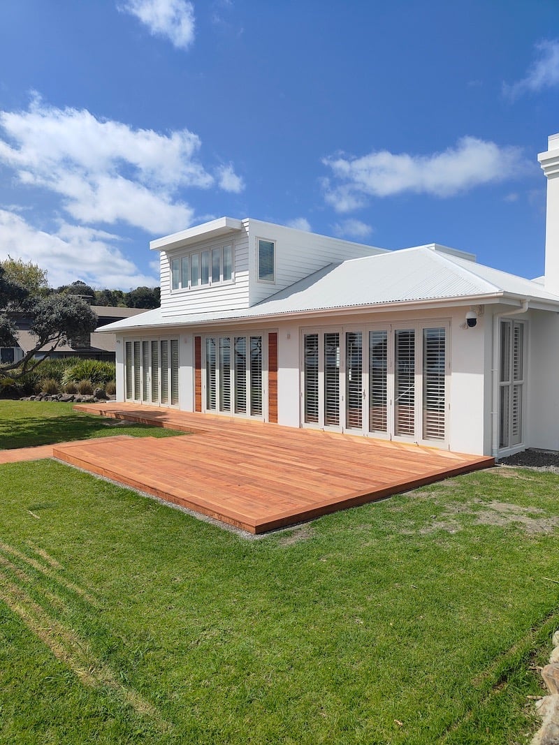 Deck for indoor outdoor flow - CHR Builders