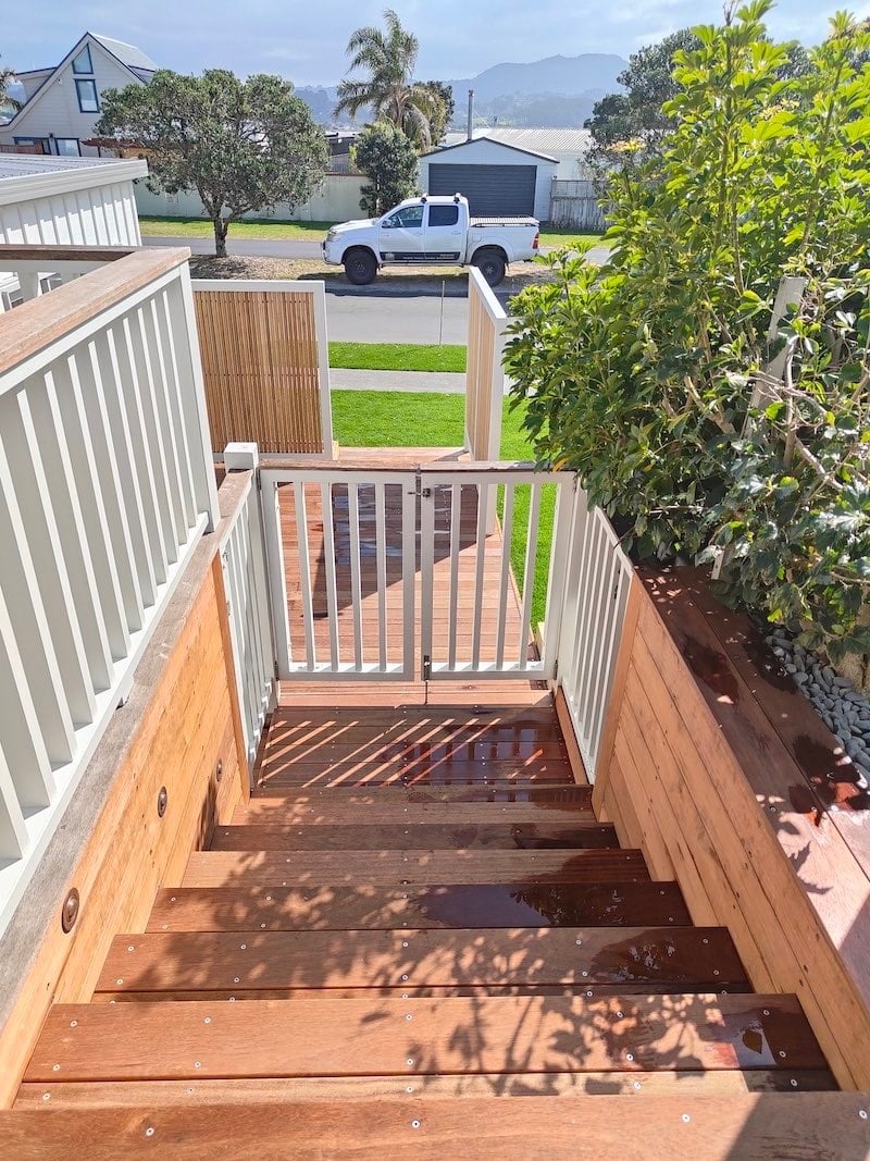 New wooden stairs Omaha - CHR Builders