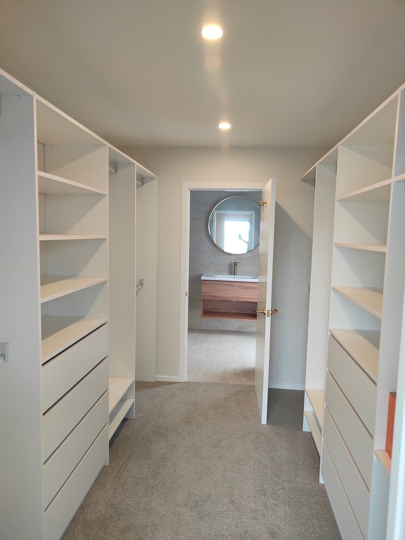 Walk in wardrobe - Mangawhai new buid