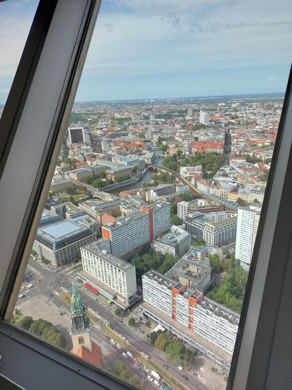 Aussicht vom Berliner Fernsehturm