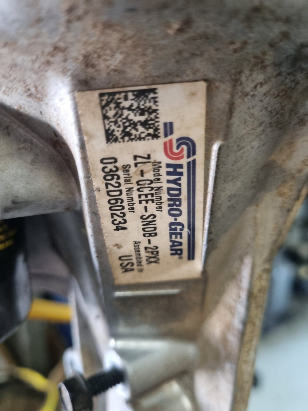 Hydro-Gear repair of transmission for Wright Stander