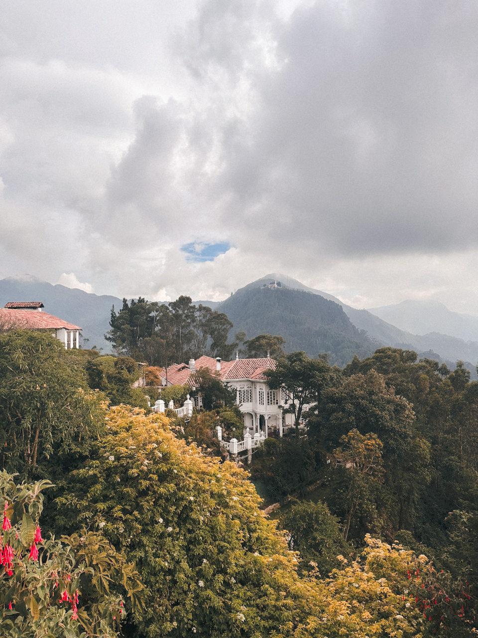 Monserrate Cable Car in Bogota, Colombia
