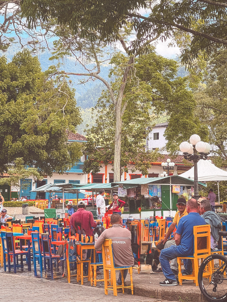 El Libertador Principal Parque in Jardín, Colombia