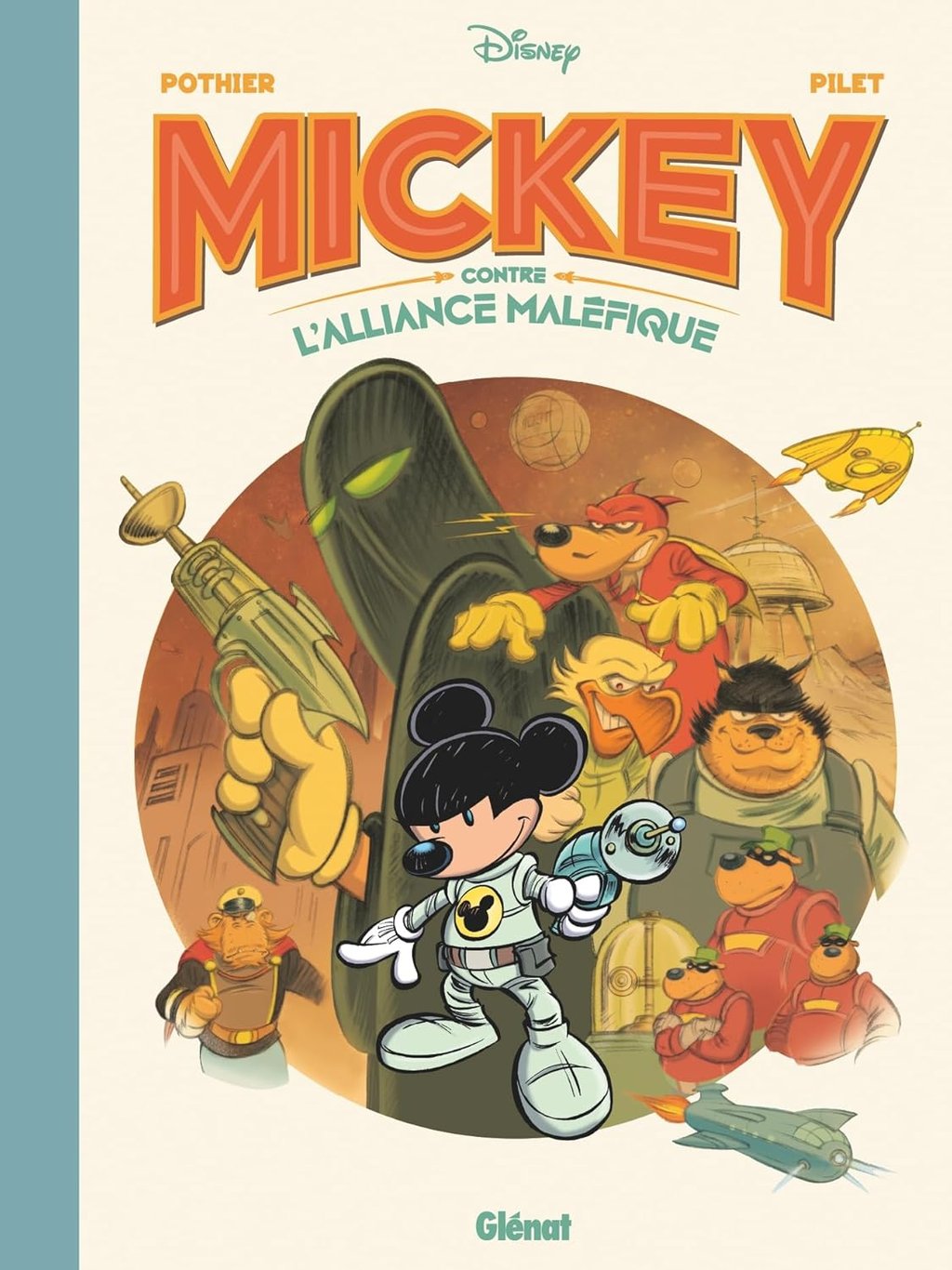 Première de couverture de la BD Mickey contre l'alliance maléfique