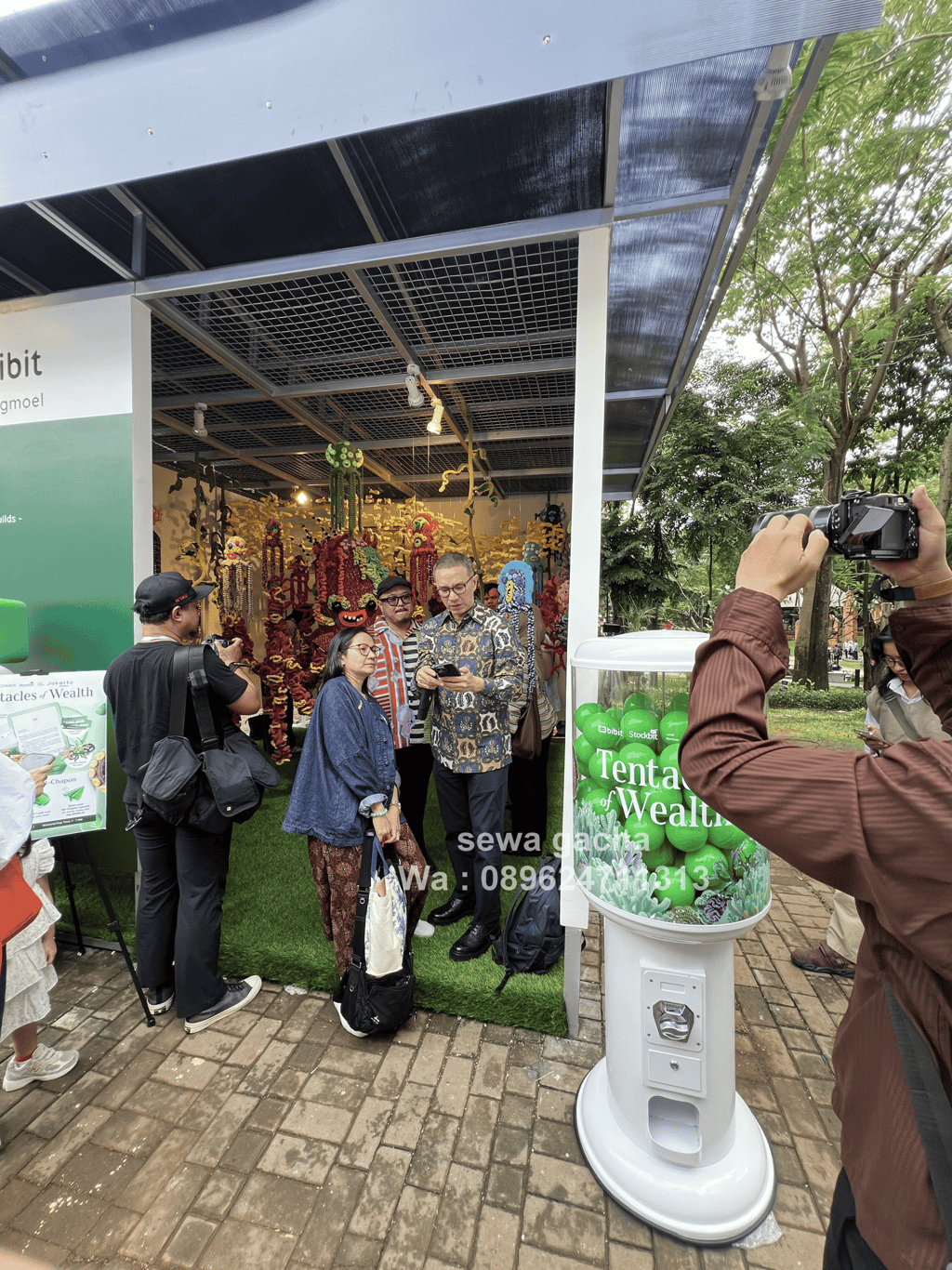 rental mesin gacha gachapon custom event