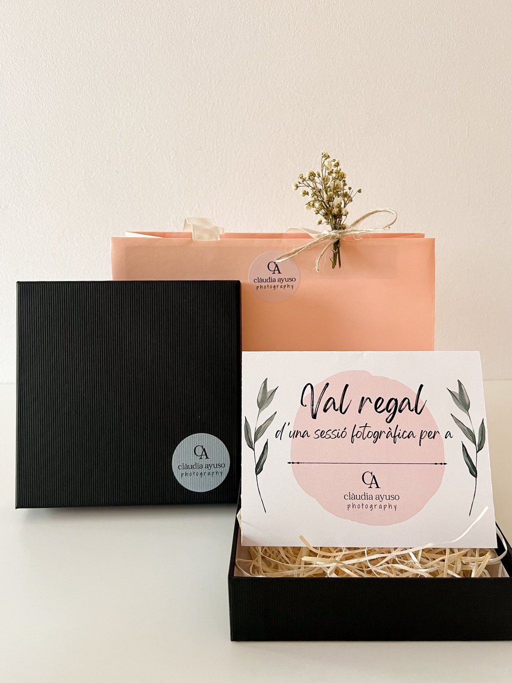 Val regal per sessió de fotos de Clàudia Ayuso Fotografia a Girona