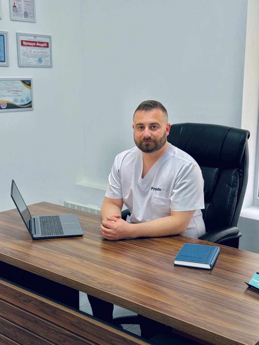 Andrii Yaroshchuk — proctologist and director of ProctoMed clinic in Rivne.