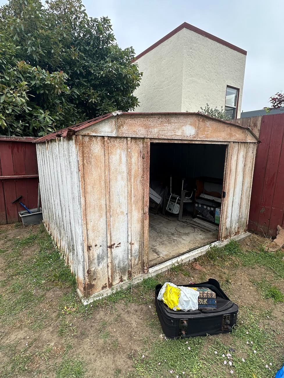 Shed demolition and removal in San Francisco 94112 & San Jose.