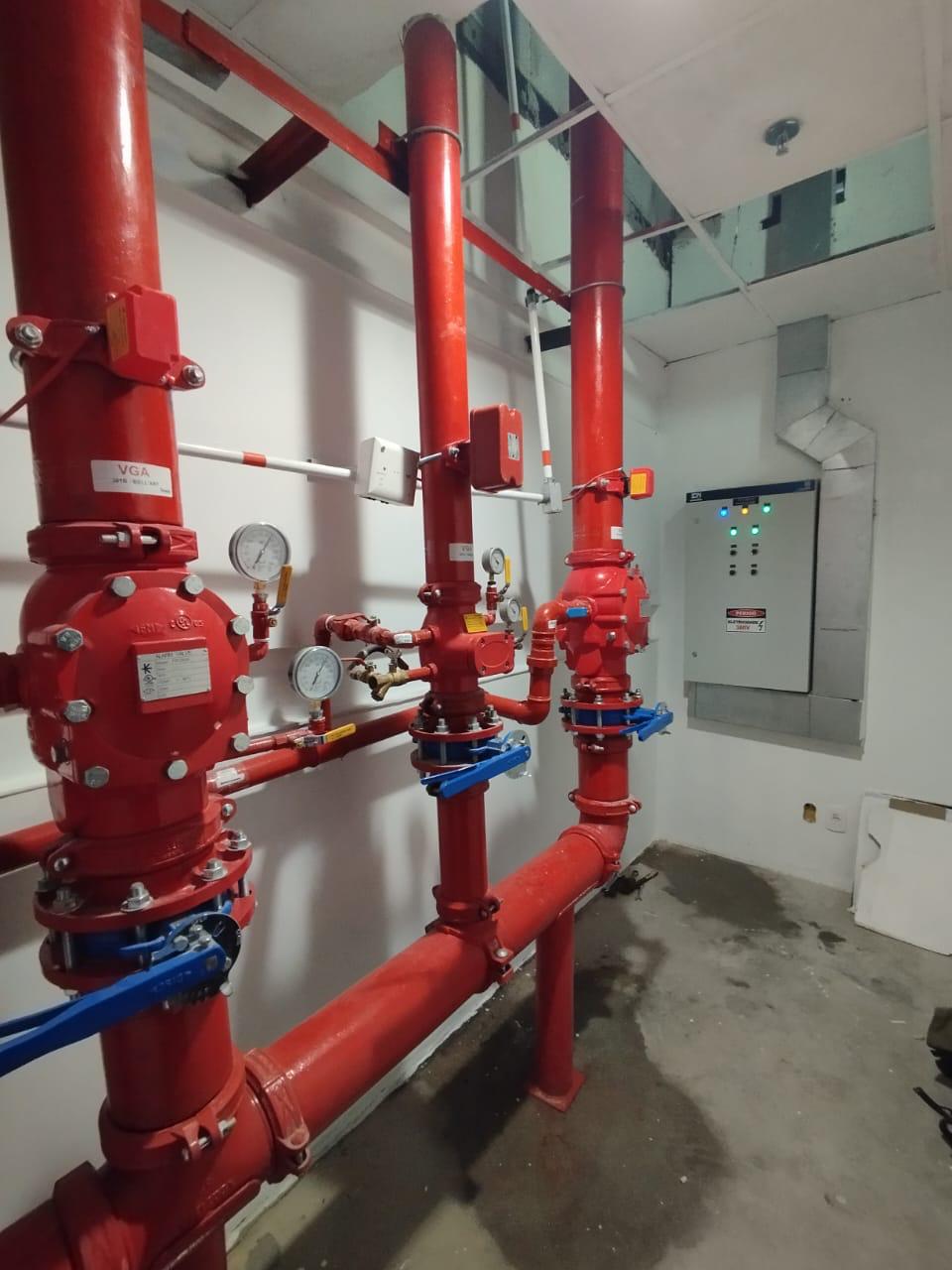 Instalação de Equipamentos Contra Incêndio e Pânico.