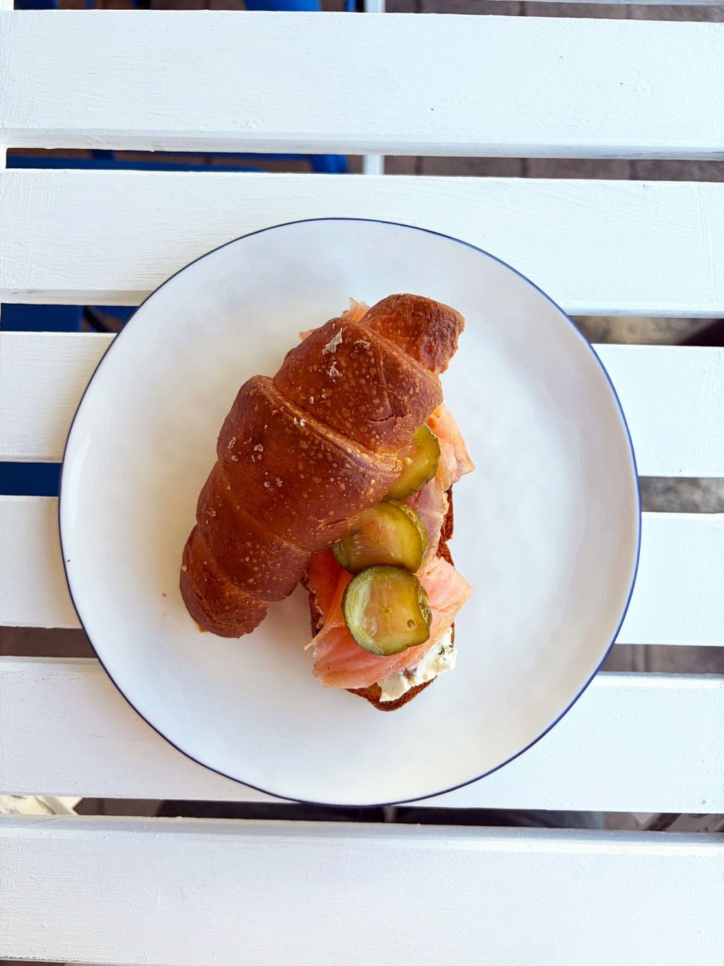 Classic Smoked Salmon Toastie by Patisserie BLEU in Leeming Perth.