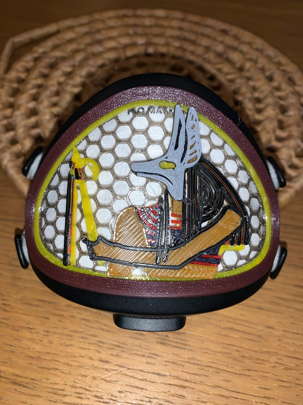 Multicolor Anubis Decoration for Flo mask