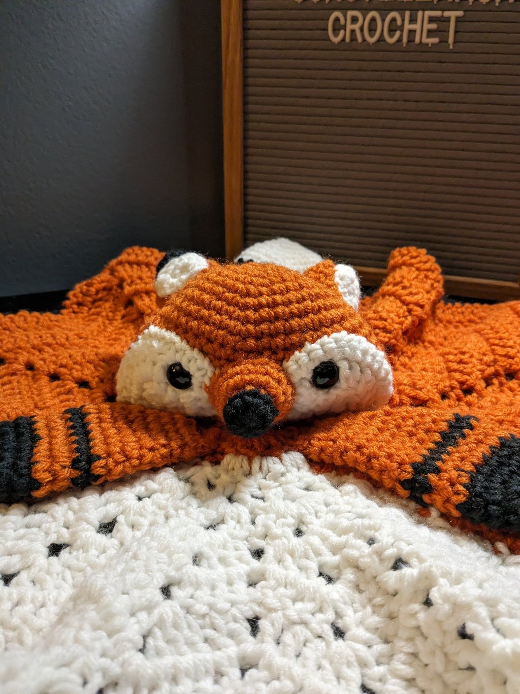 Orange, White & Red Fox Lovey