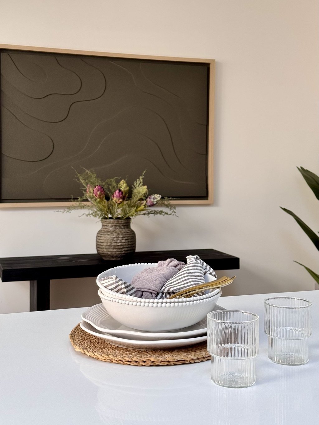 Staged kitchen demonstrating layout and styling recommendations for a home prepared for sale