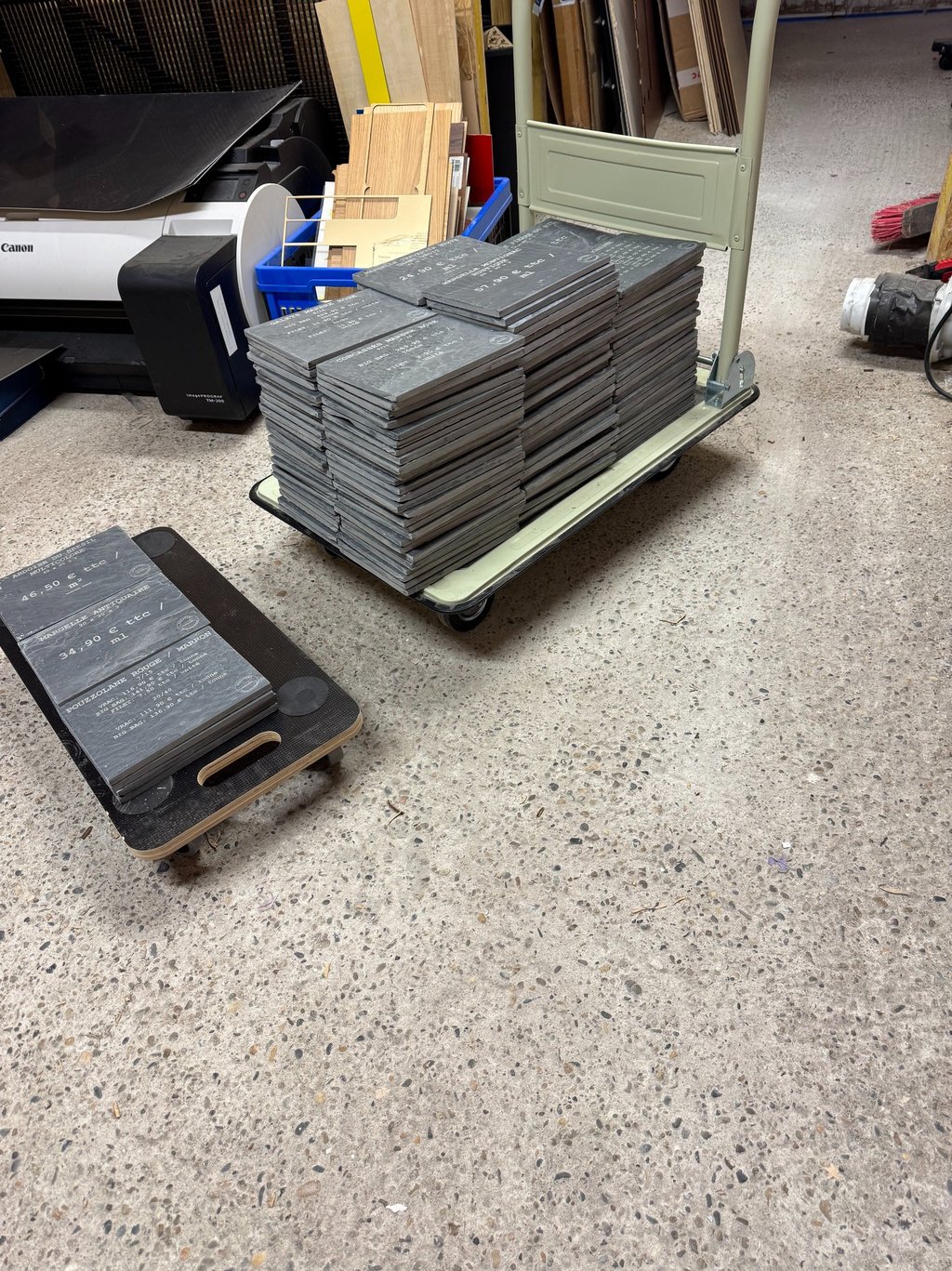 Ardoise gravée au laser