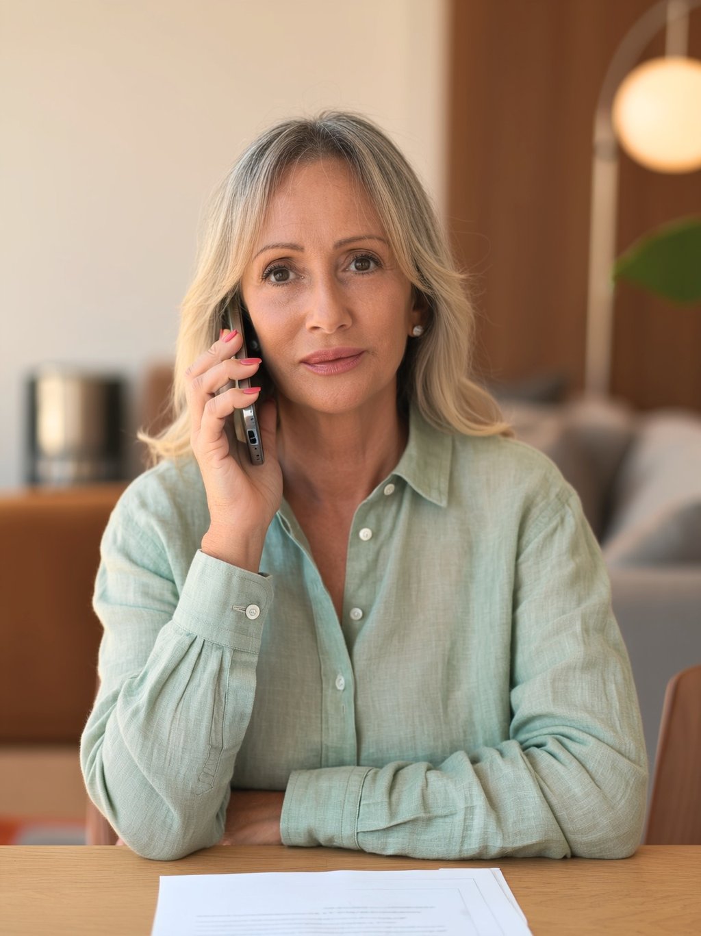 Valeria Angeletti, specialista in riequilibrio metabolico, mentre assiste un cliente.