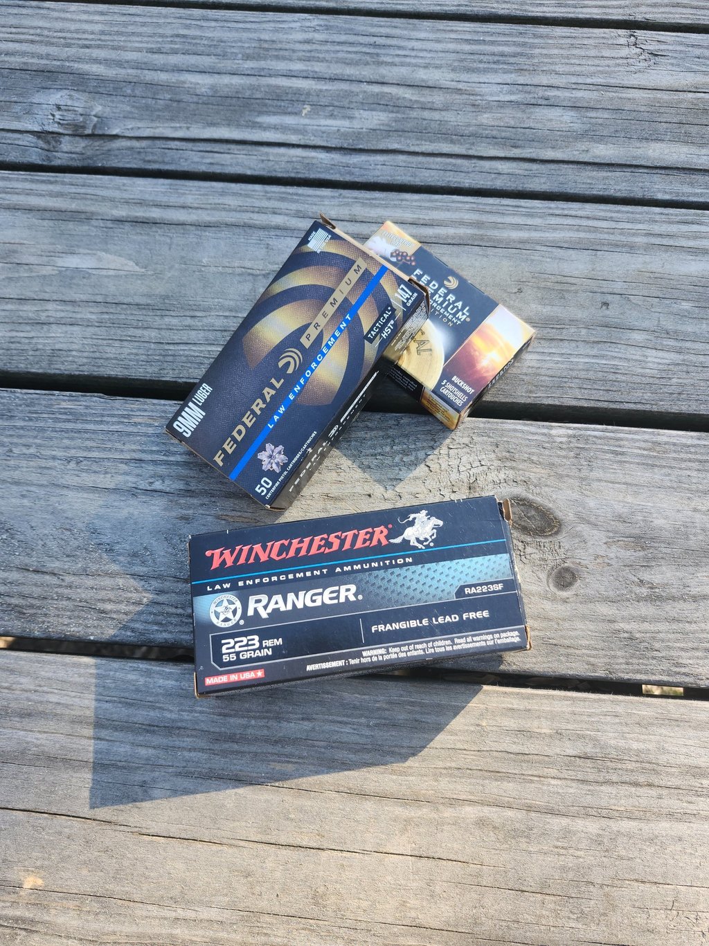 Variety of self-defense ammunition.