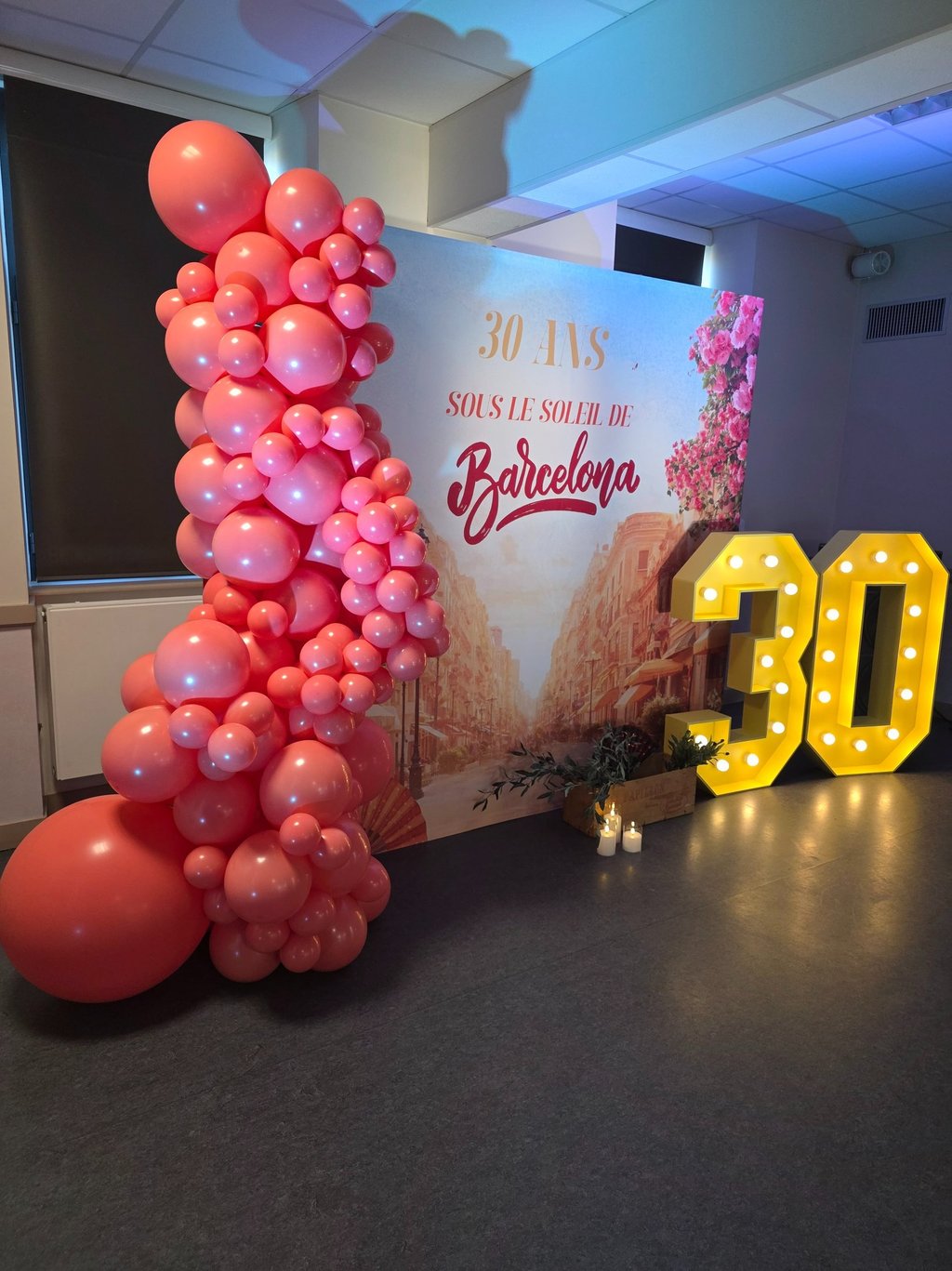 Organisation et décoration anniversaire 30 ans par Ewen Events à Rodez