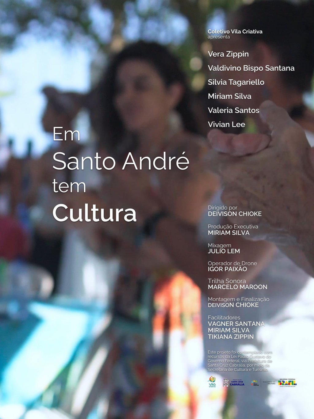 Cartaz de curta com uma mão e título em letras grandes