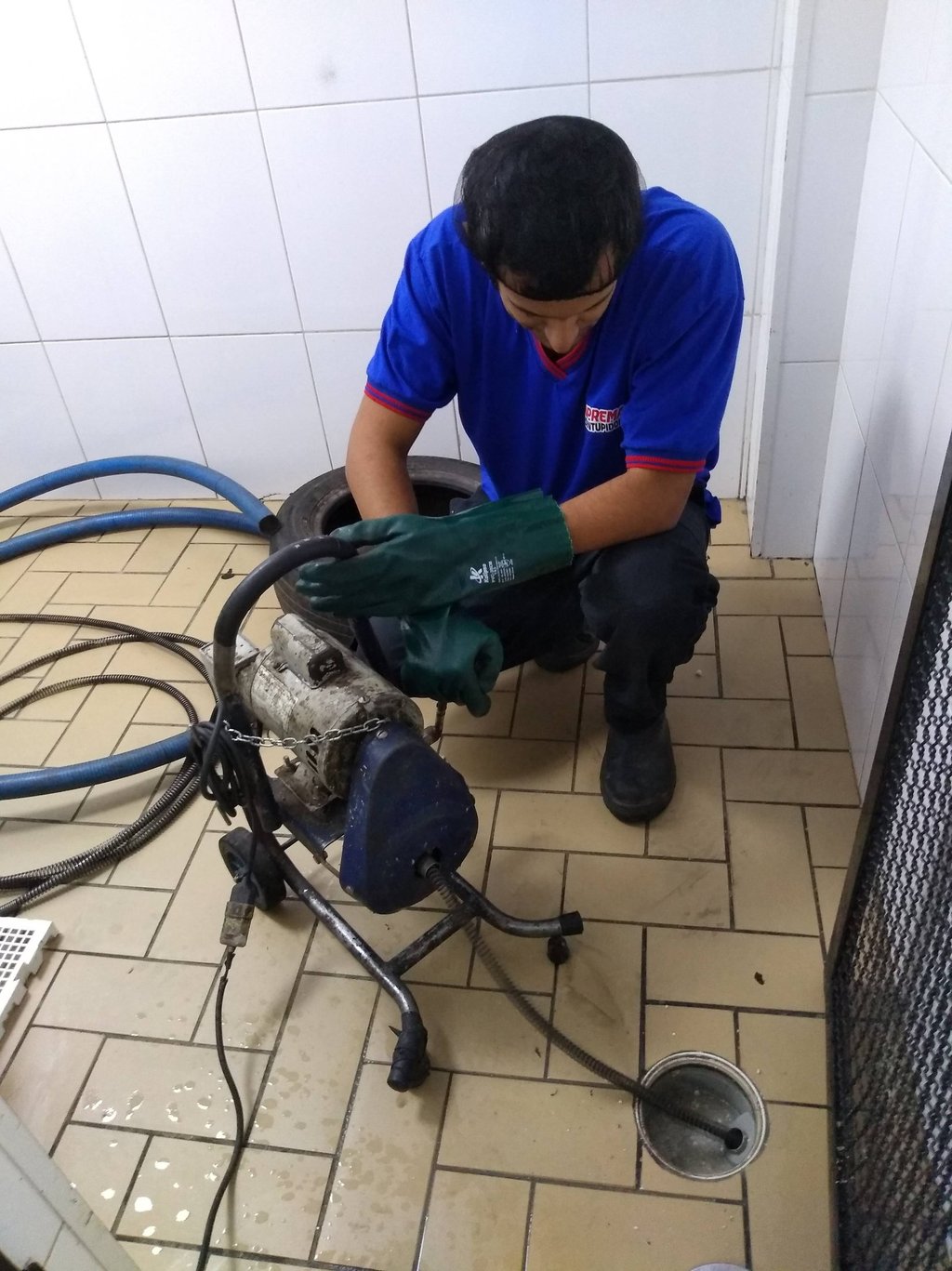 desobstrução de ralo