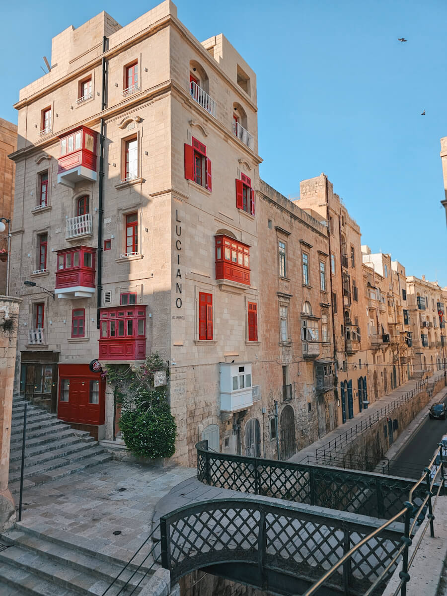 valletta stairs street