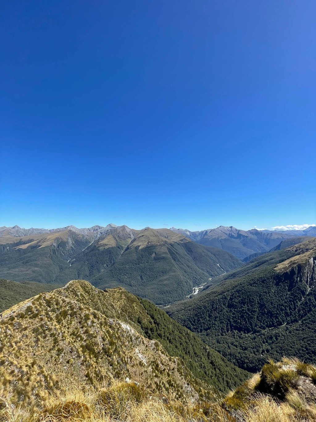 Vistas en el camino a Brewster Hut