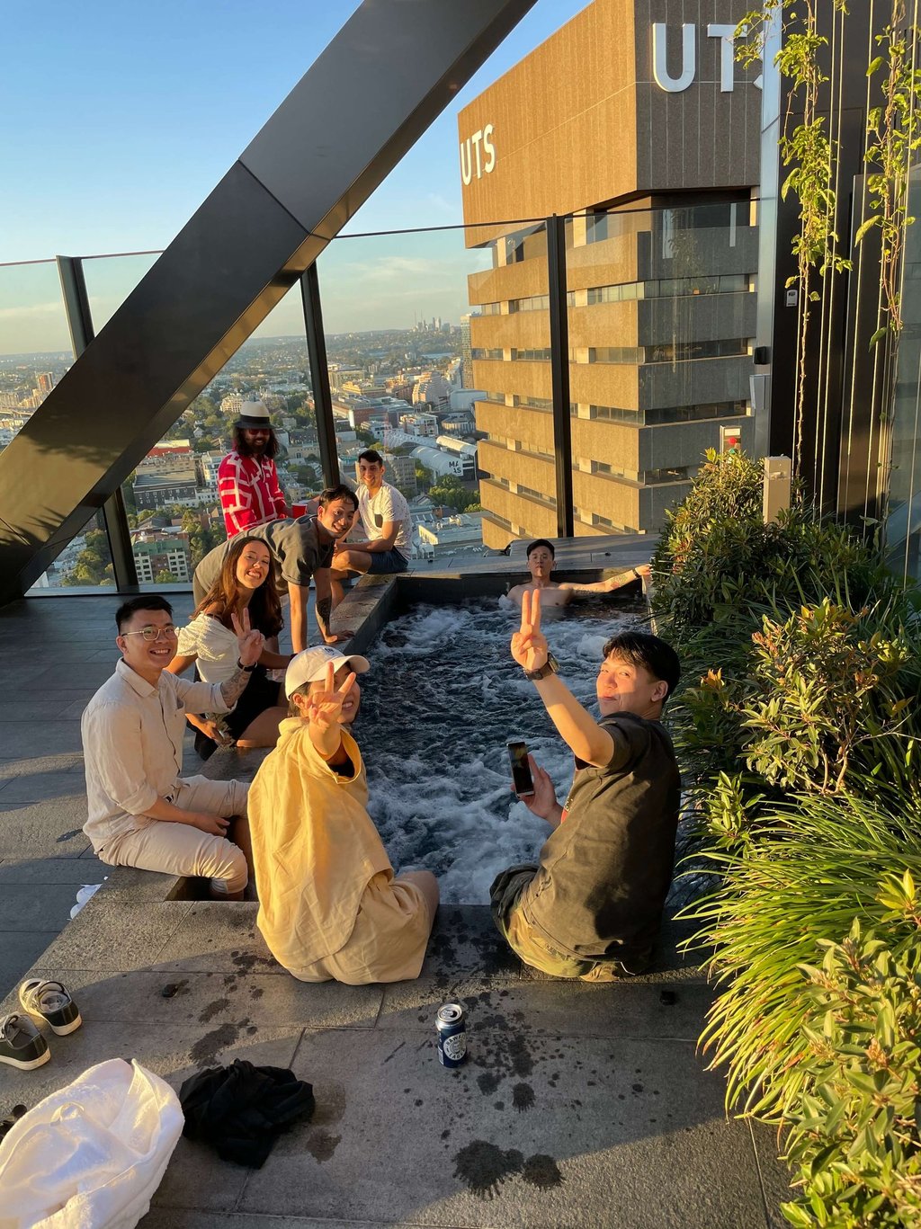 Rooftop with Sydney views