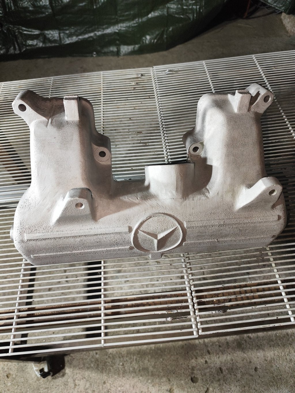 MB Trac Motor Lack entfernen