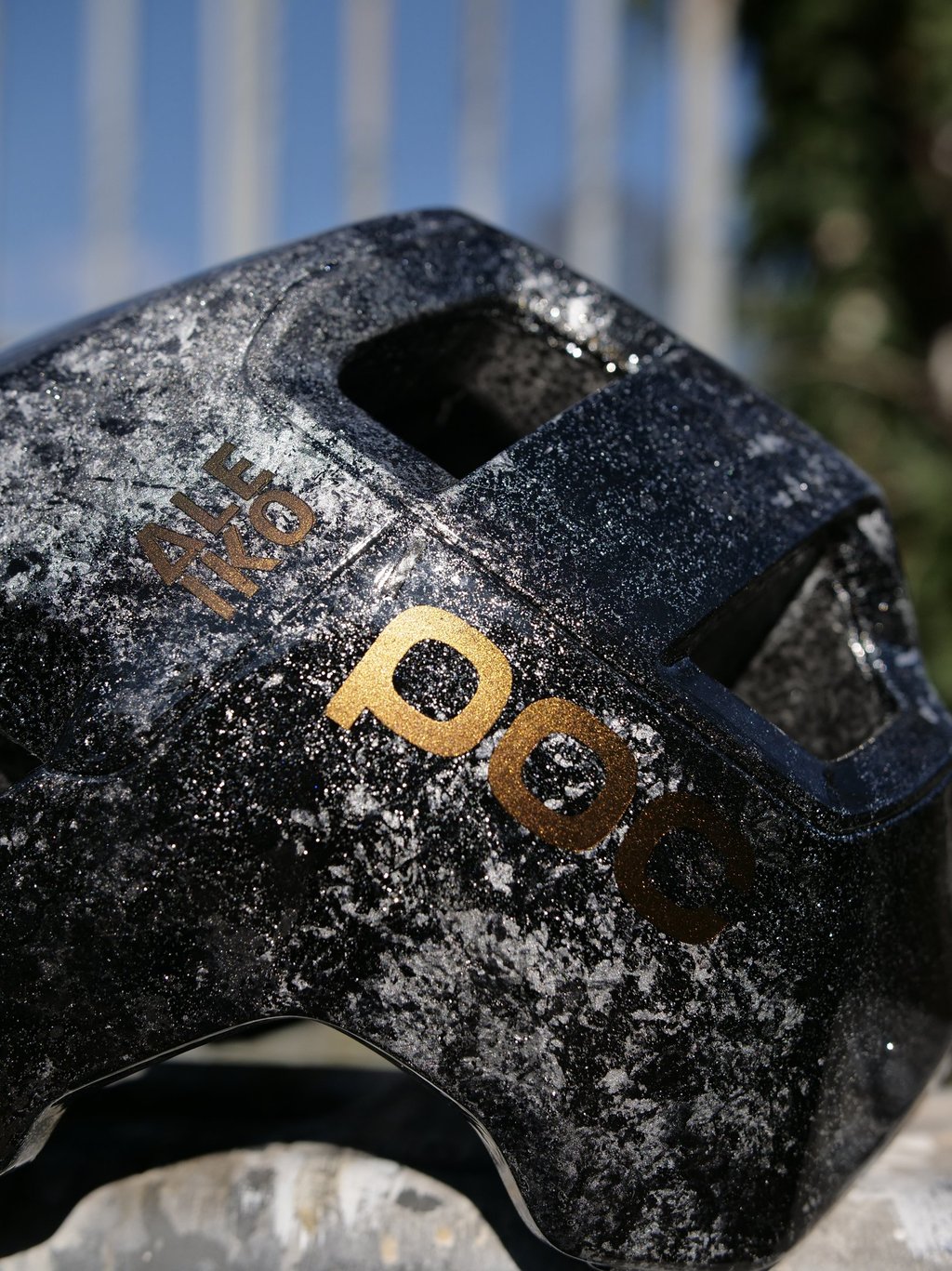 A MTB PC Helmet custom painted 