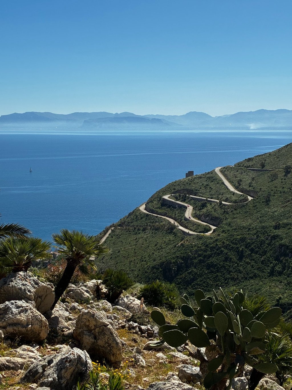 riserva dello zingaro vista mare