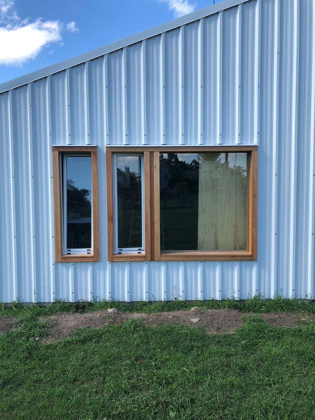 Casa de madera con wood frame en colonia Ayui