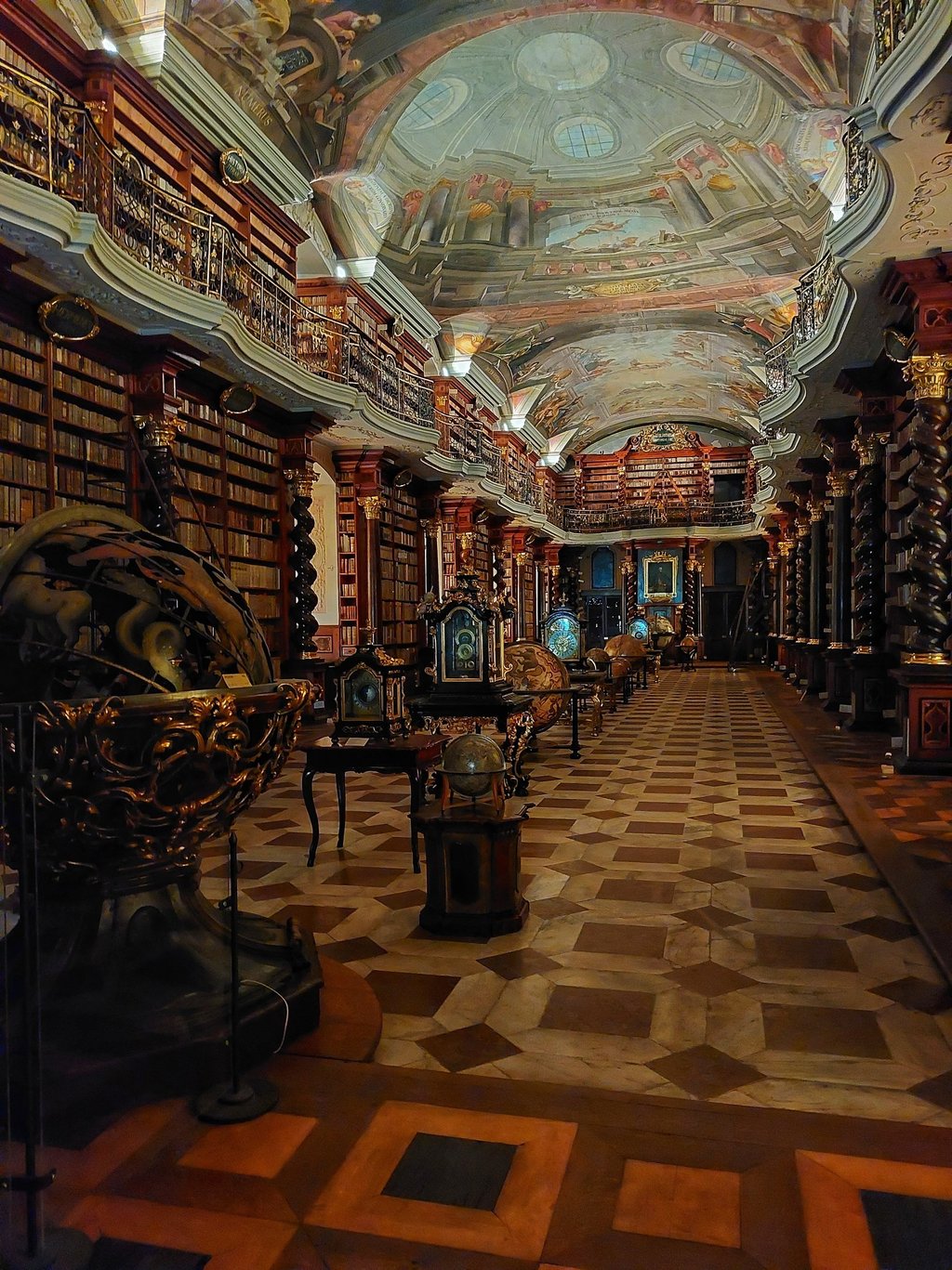 Clementinum biblioteka Praha Gabijos Barišauskaitės nuotrauka