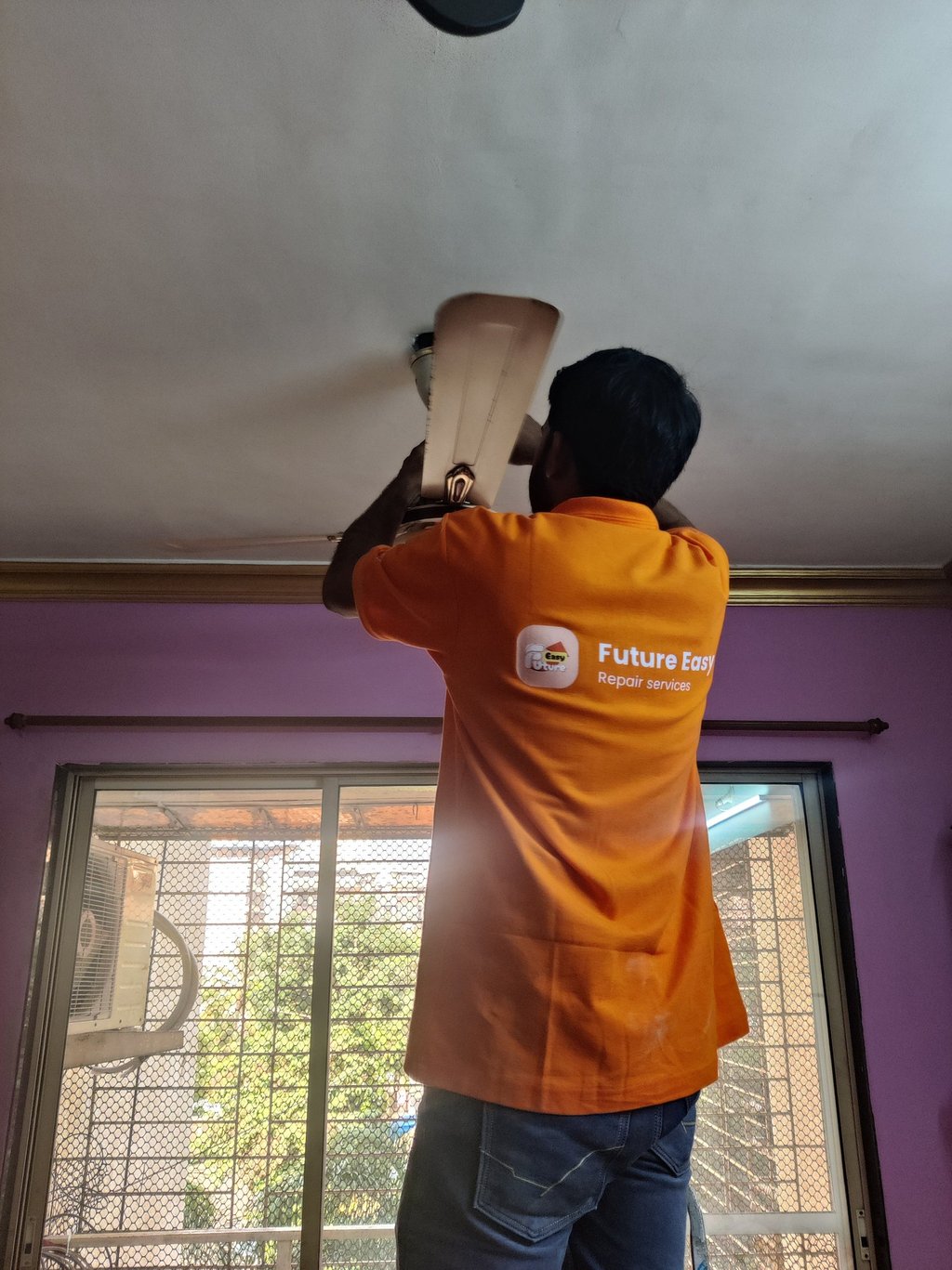 Fan repair services for all types of ceiling and table fans.