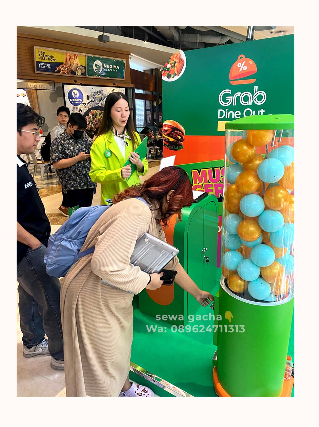 sewa mesin gacha | gachapon murah untuk event