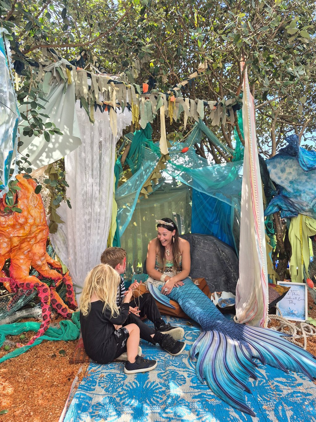 Professional Mermaid at an event