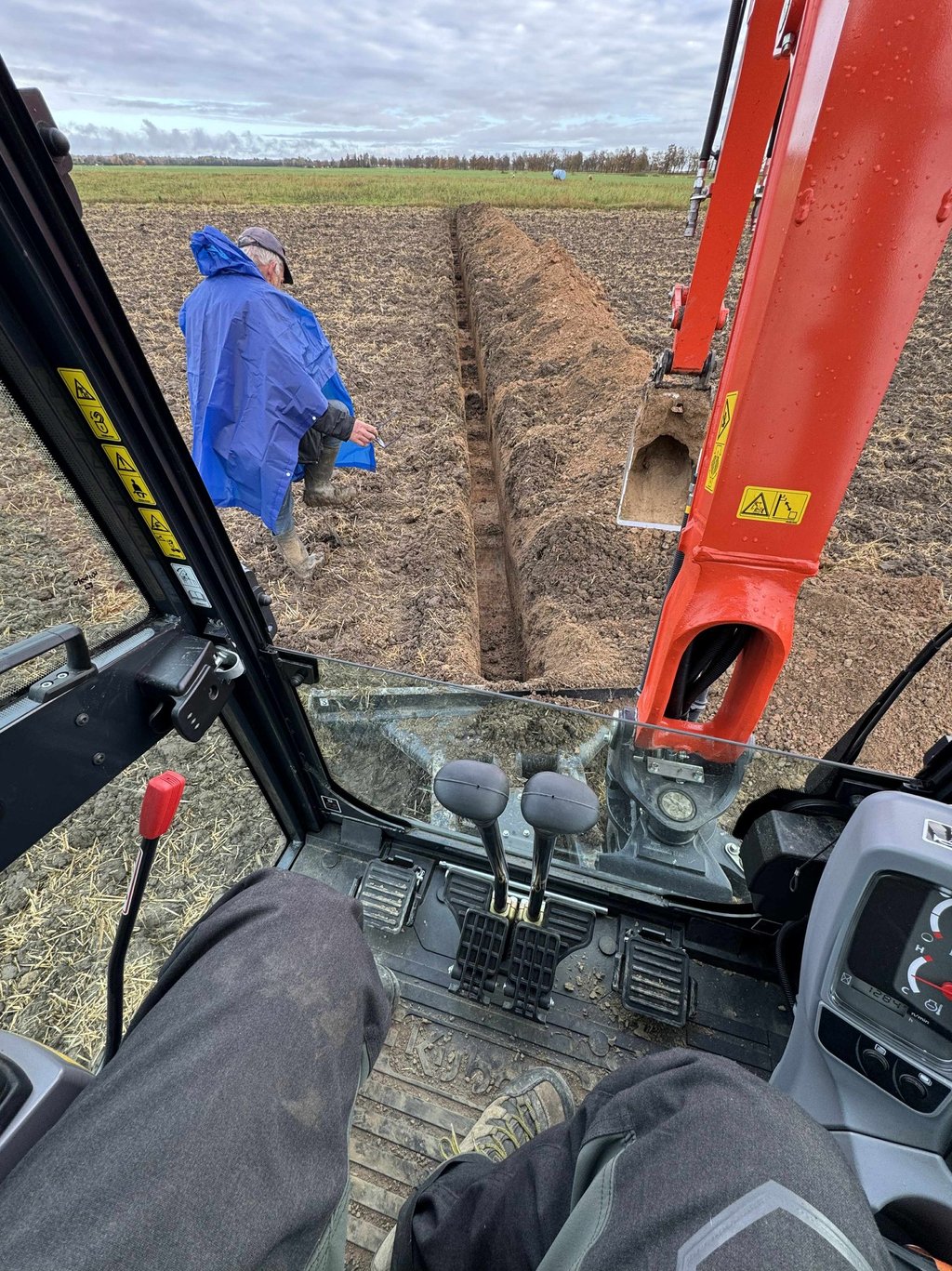 drenazo kasimas, drenazo irengimas, drenazas, transeja