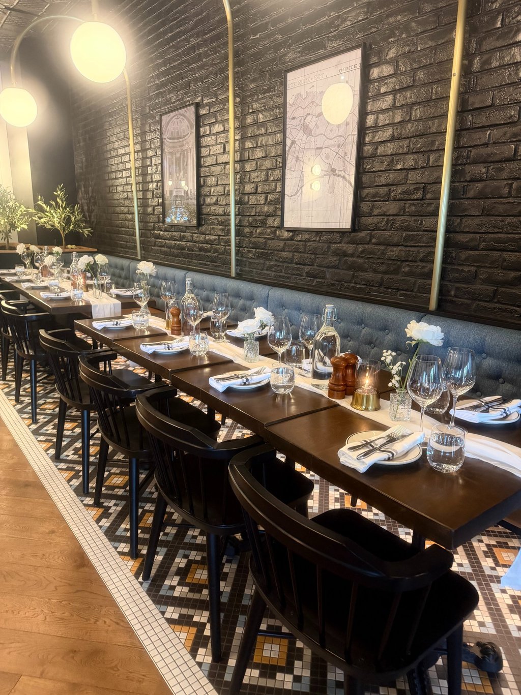 Private dining event styled by Nexevent Creations in Montreal
