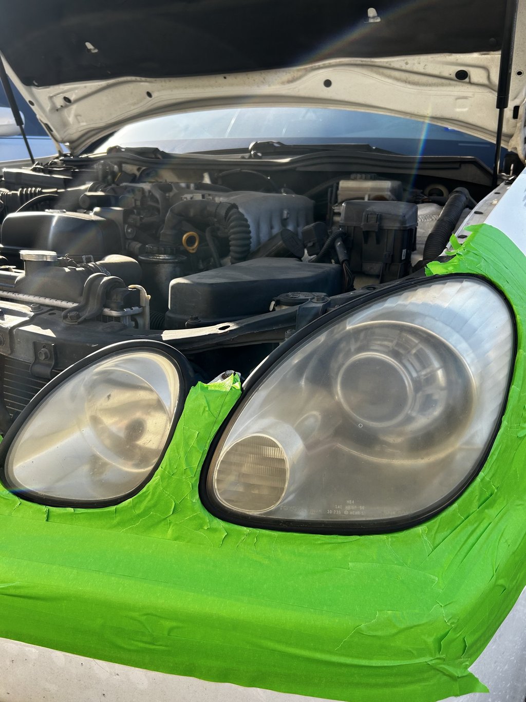 2004 gs 300 yellow headlights