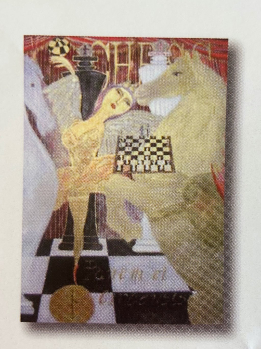 Iris Devote LITTARDI © - "Chess / Panem et Circenses" 2009 - huile sur toile