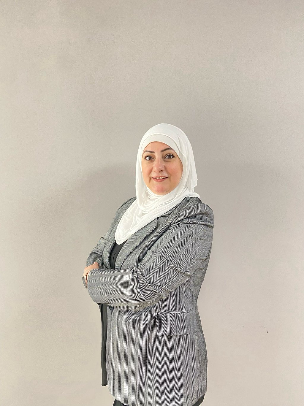 A portrait of trainer Raja Almasri