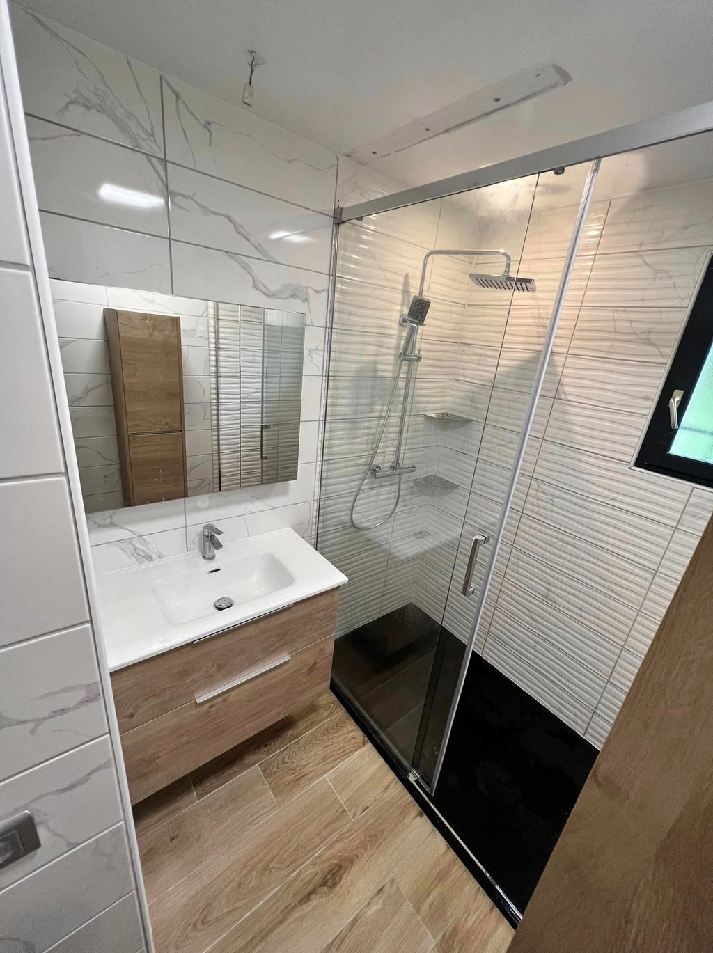 salle de bain douche italienne normandie