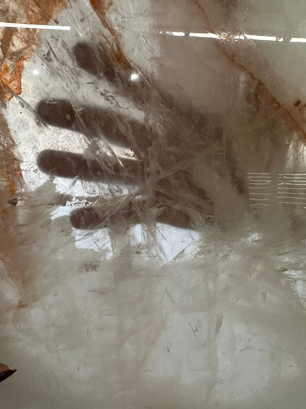 Cristal hematóide, um luxo.