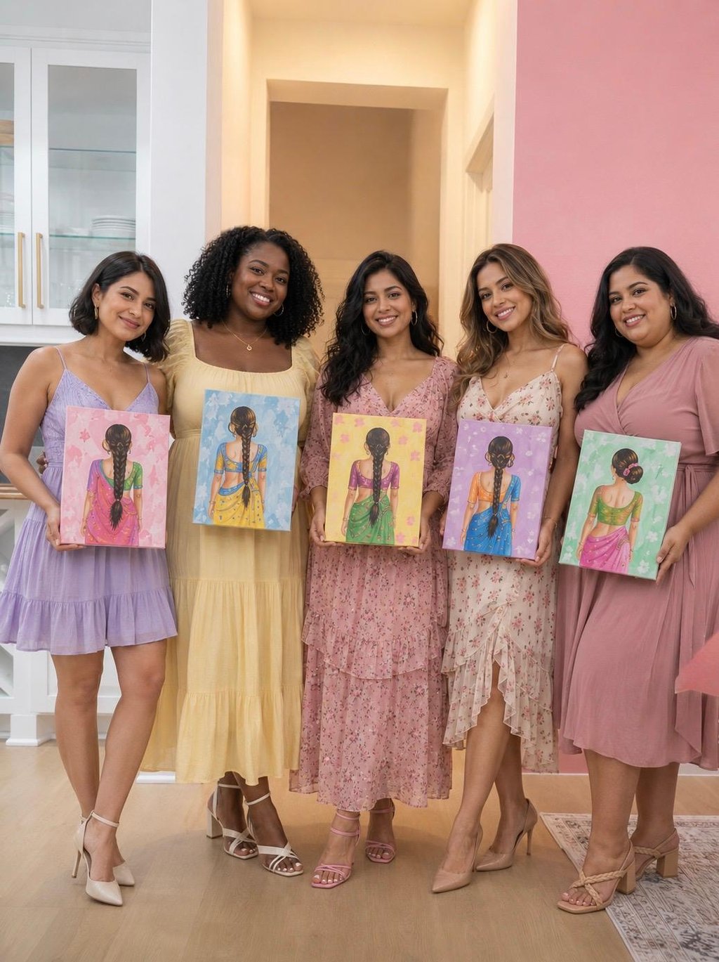 indian saree paint party theme- burnaby vancouver richmond YVR