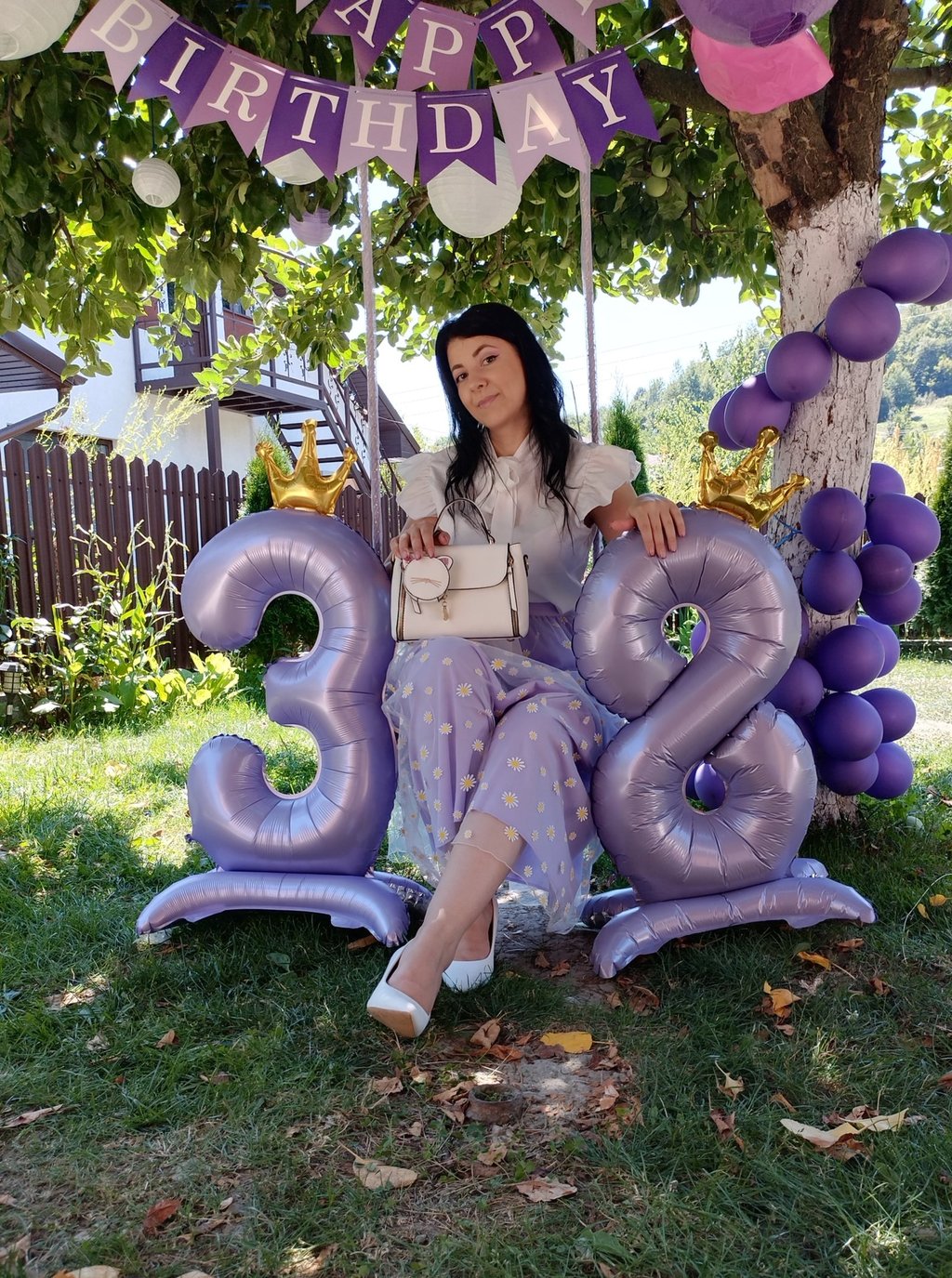 Birthday party outfit purple theme