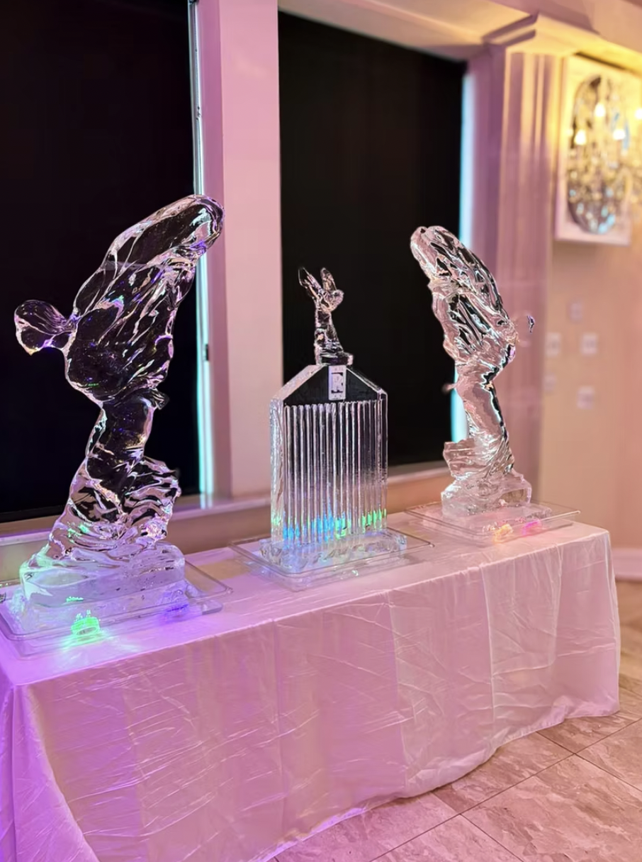 escultura de hielo para bodas en buenos aires
