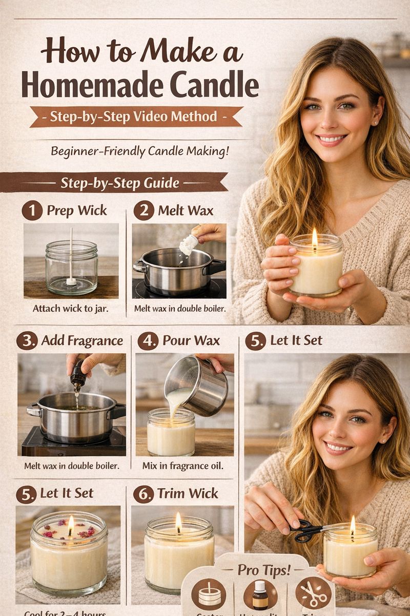 #DIYCandles #CandleMaking #HomemadeCandles #PinterestDIY #HomeDecorIdeas