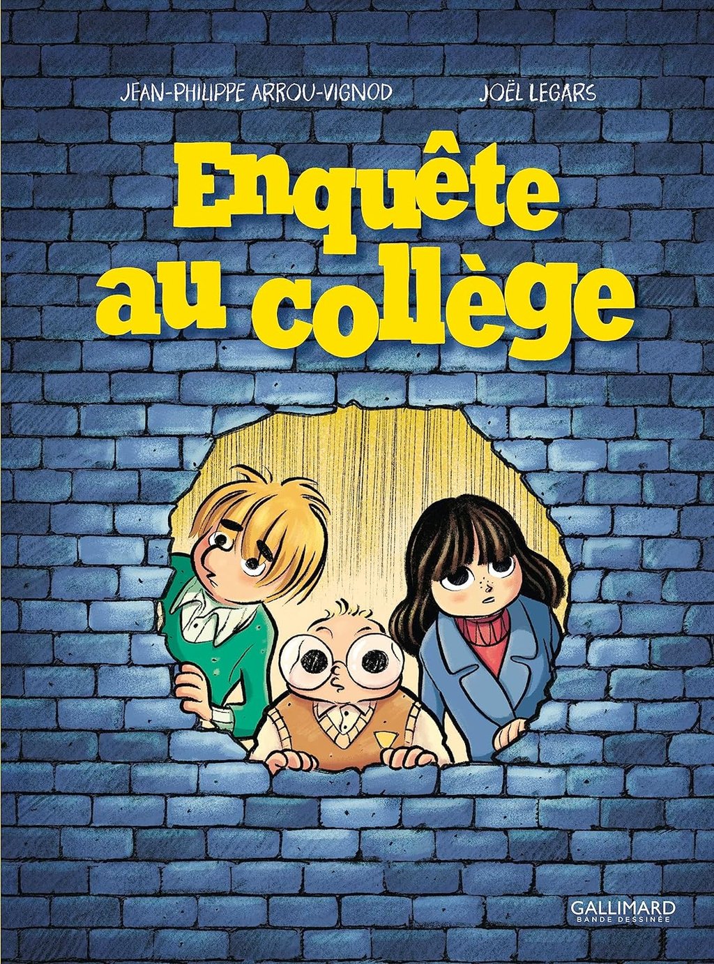 Première de couverture de la BD Enquête au collège