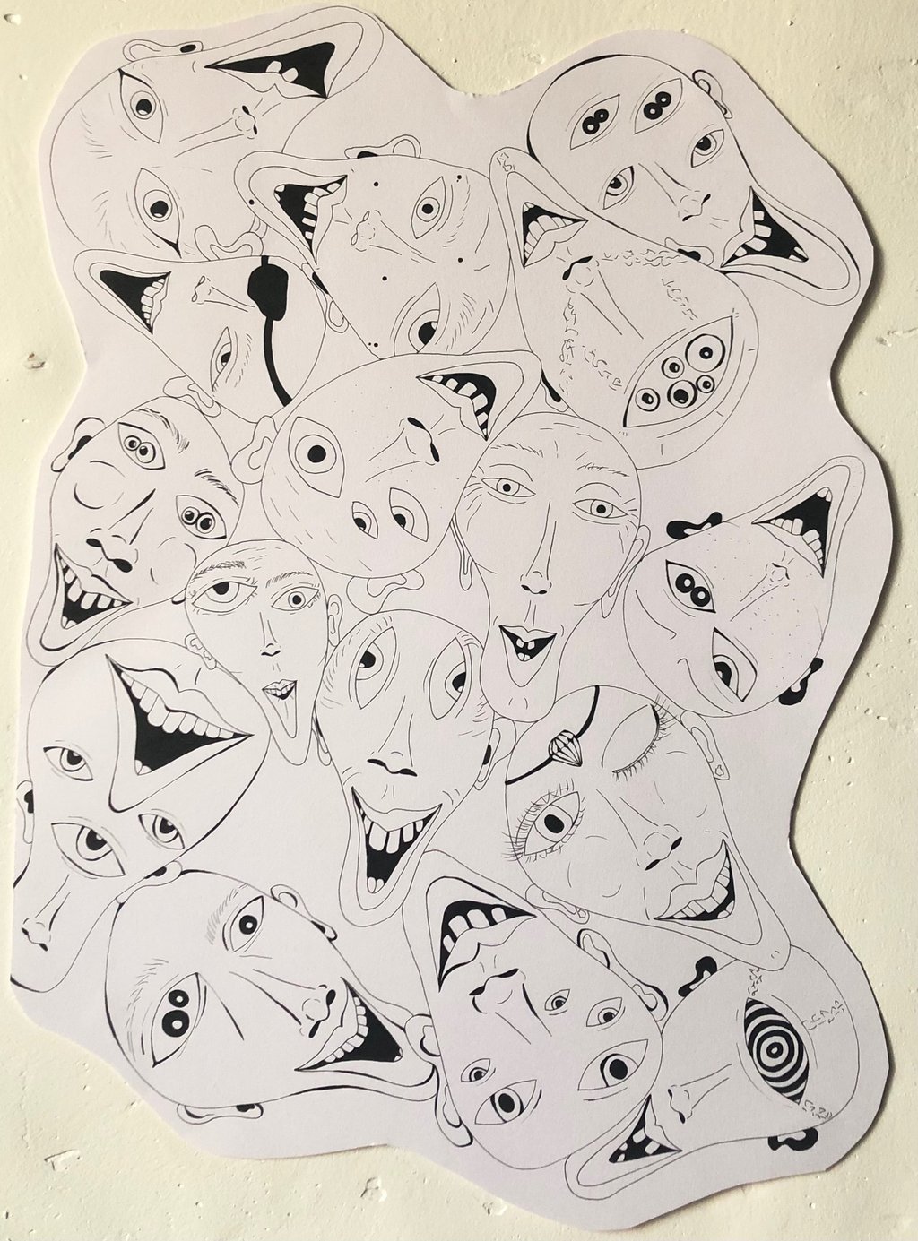 peinture "Le Bal des Dents"